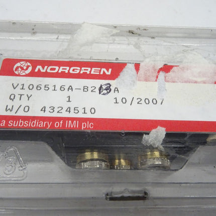 NORGREN V106516A-B2BA / W/0 4324510 / Pneumatic Magnetventil / NEU OVP versiegelt