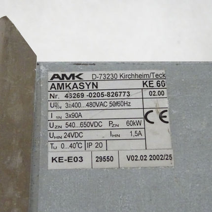 AMK AMKASYN KE60 Power Supply 46269 / 60kW / 02.00