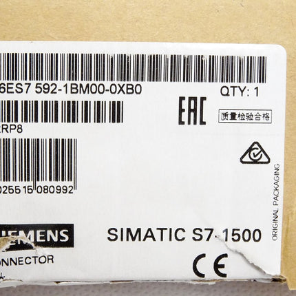Siemens S7-1500 Frontstecker 6ES7592-1BM00-0XB0 6ES7 592-1BM00-0XB0 / Neu OVP - Maranos.de