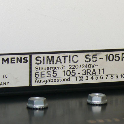 Siemens 6ES5105-3RA11 Simatic S5-105R / 6ES5 905-3RA11 /  6ES5 488-3LA31
