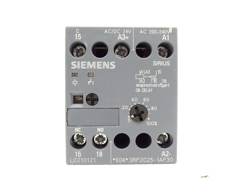 Siemens Zeitrelais 3RP2025-1AP30 AC 200-240V AC/DC 24V 3RP2 025-1AP30 / NEU-OVP