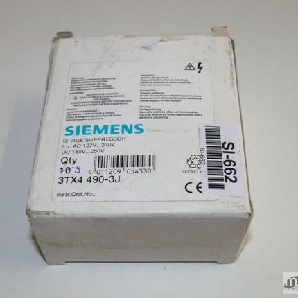 Siemens 3TX4490-3J Surge Suppressor 3TX4 490-3J ( 9 Stück in der Packung )