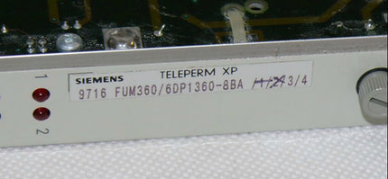 Siemens Teleperm XP Baugruppe FUM360 / 6DP1360-8BA / 6DP13608BA / 9716