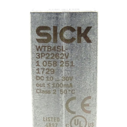 Sick WTB4SL-3P2262V Reflexionslichttaster 1058251 / 1 058 251 / 10-30VDC