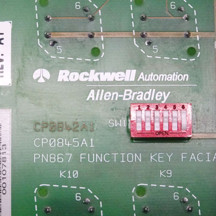 Allen Bradley CP0845A1 CP0842A1 Rockwell Automation PN867 Funktion Key Facia