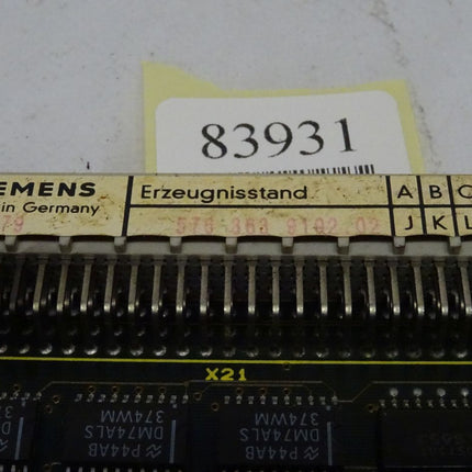 Siemens 576.363.9102.02 E:D