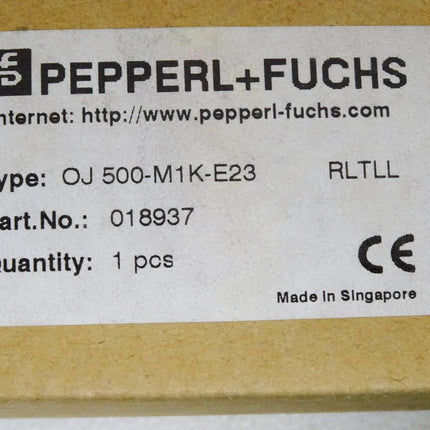 Pepperl+Fuchs Lichtleitersensor 018937 OJ500-M1K-E23 / Neu OVP - Maranos.de