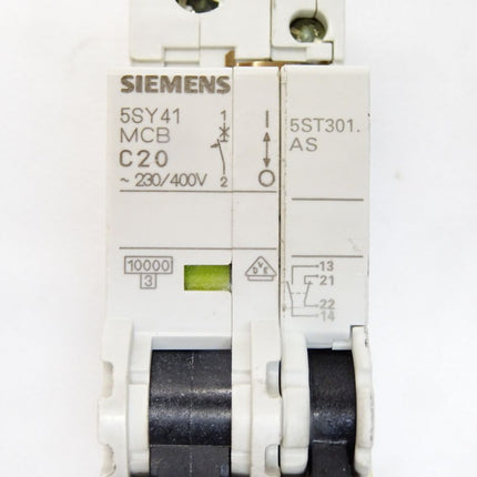 Siemens 5SY4120-7 MCB C20 Leitungsschutzschalter
