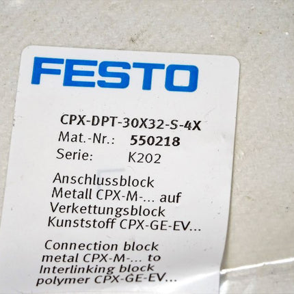 Festo CPX-DPT-30X32-S-4X Schrauben für Anschlussblock CPX-M Neu-OVP