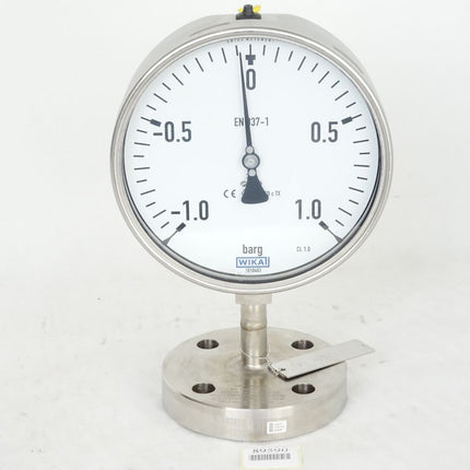 Wika Manometer nach EN 837-1 mit angebautem Druckmittler -1.0...+1.0 barg / Neu