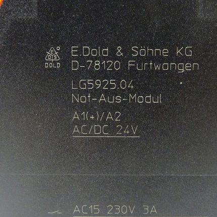 E. Dold & Söhne KG LG5925.04 Not-Aus Modul
