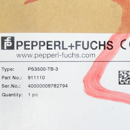 Pepperl+Fuchs PS3500-TB-3 / 911110 / Neu OVP