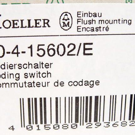 Moeller T0-4-15602/E Codierschalter / Neu OVP - Maranos.de