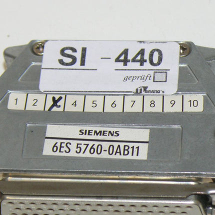 Siemens 6ES5760-0AB11 Simatic S5 / 6ES5 760-0AB11 Stecker