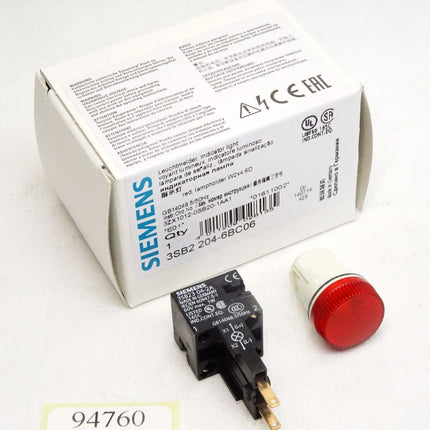 Siemens Leuchtmelder rot 3SB2204-6BC06 (3SB2304-2A) / Neu OVP