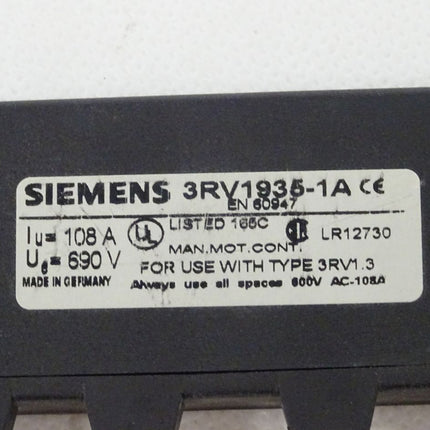 Siemens 3RV1935-1A 3-phasen Sammelschiene 3RV1 935-1A