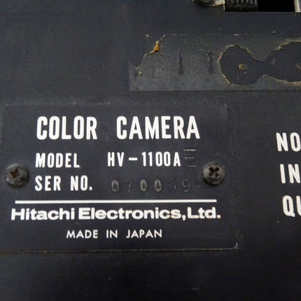 Hitachi Color Camera HV-1100A