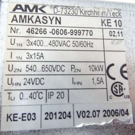 AMK AMKASYN KE10 / 46266-0606-999770 / v02.11 / Servomodul