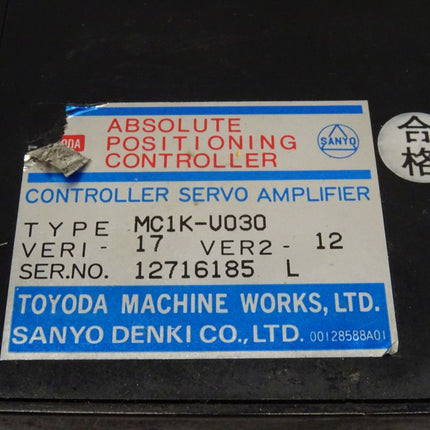 Toyoda Sanyo MC1K-V030 absoluter Positionierungskontroller MC1KV030