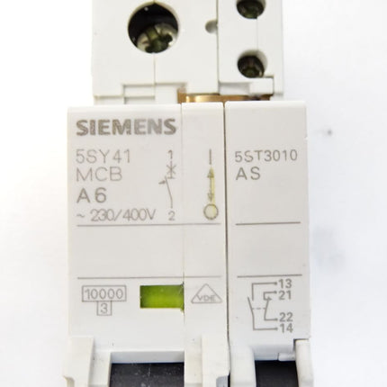 Siemens 5SY4106-5 5SY41 MCB A6 Leitungsschutzschalter