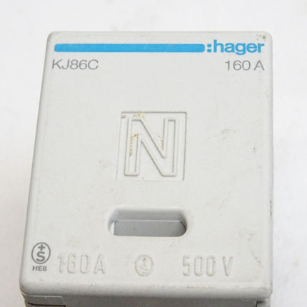Hager KJ86C 160A 500V NH00-Neutralleitertrenner - Maranos.de