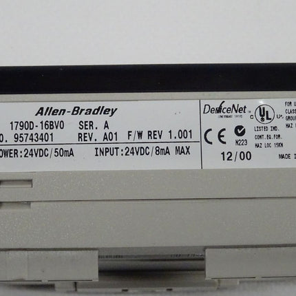 Allen Bradley 1790D-16BV0 Kompaktblock LDX 95743401 Ser. A