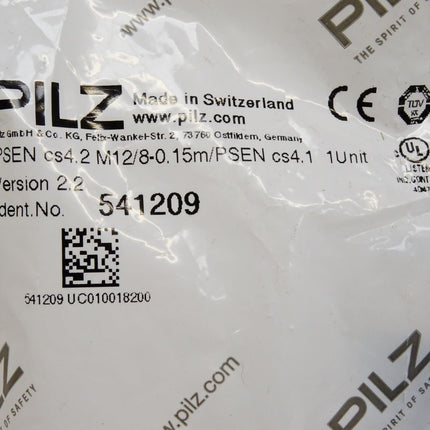 Pilz Sicherheitsschalter PSEN cs4.2 M12/8-0.15m/PSEN 541209 541259 541180 / Neu OVP - Maranos.de