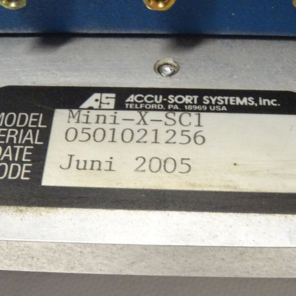 AS Accu Sort Systems MINI-X-SC1 / 126549276