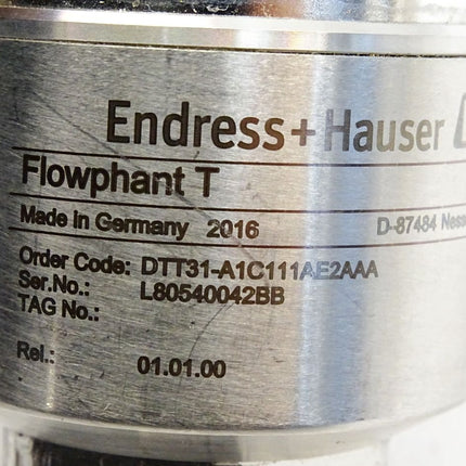 Endress+Hauser Durchflussschalter Flowphant T DTT31-A1C111AE2AAA / Neuwertig - Maranos.de