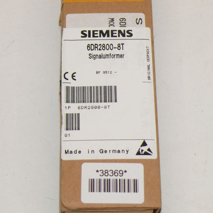 Siemens 6DR2800-8T Signalumformer 6DR2 800-8T NEU-Versiegelt