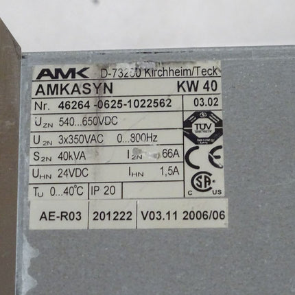 AMK AMKASYN KW40 / KW 40 / 40kVA / 46264 / 03.02