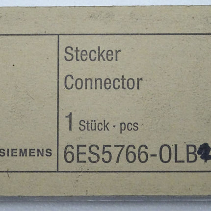 Siemens 6ES5766-0LB11 Stecker S5 6ES5 766-0LB11 neu-OVP