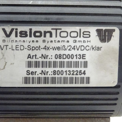 Vision Tools 08D0013E VT-LED-Spot-4x-weiß/24VDC/klar Licht