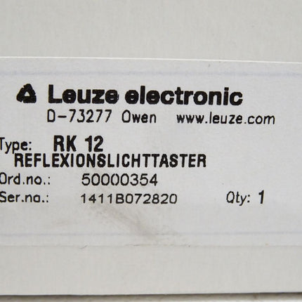 Leuze electronic RK12 Reflexionslichttaster 50000354 - Maranos.de