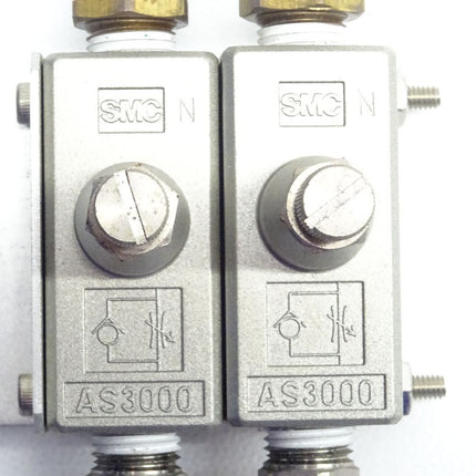 SMC AS3000 2x AKH09B Drosselrückschlag