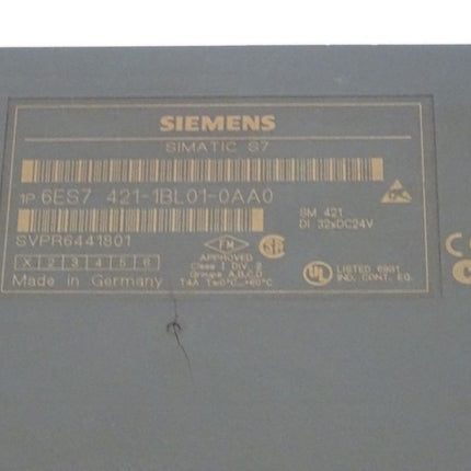 Siemens 6ES7421-1BL01-0AA0 Digitaleingabe 6ES7 421-1BL01-0AA0 E:1