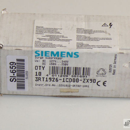 NEU-OVP Siemens 3RT1926-1CD00-ZX90 Surge Suppressor 3RT1 926-1CD00-ZX90