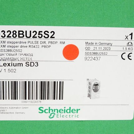 Schneider Electric SD3 Lexium SD328BU25S2 LXM Schrittmotorverstärker 922437 / Neu OVP versiegelt - Maranos.de