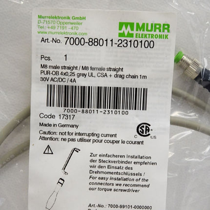 Murr Elektronik Kabel 7000-88011-2310100 / Neu OVP - Maranos.de
