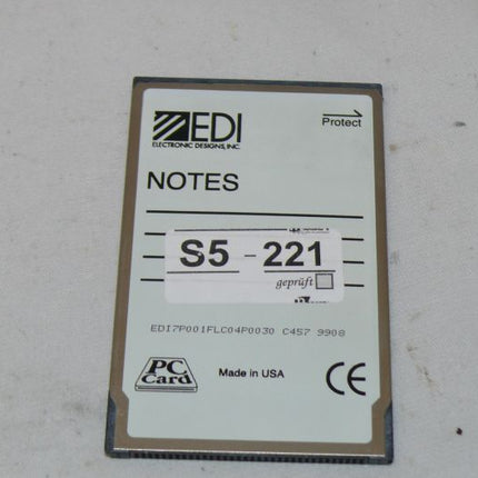 EDI EDI7P001FLC04P0030 / C457 9908 PC Card