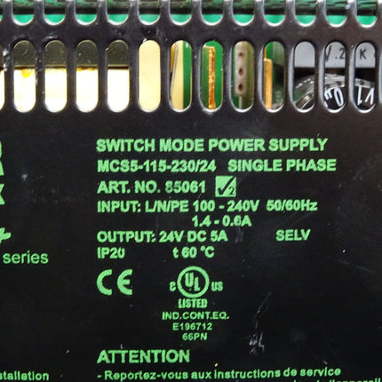 Murr Elektronik Switch Mode Power Supply 85061