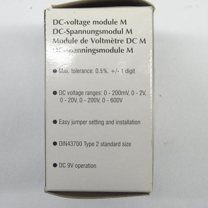 VOLTCRAFT® DC-Spannungsmodul M DVMM-1 Spannungsmodul Einbauinstrument 500V - NEU-OVP