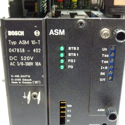 Bosch ASM 10-T Asynchron Modul 047838-402 / 047838402 /  520VDC