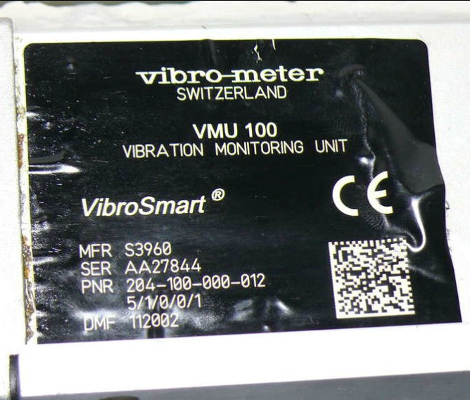 VibroSmart ®  vibro-meter / VMU 100 / MFR S3960