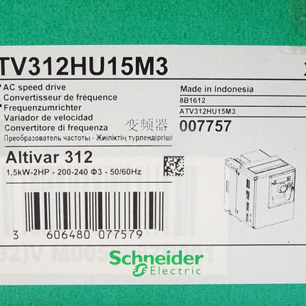 Schneider ATV312HU15M3 Altivar 312 Frequenzumrichter 1.5kW 007757 / Neu OVP - Maranos.de