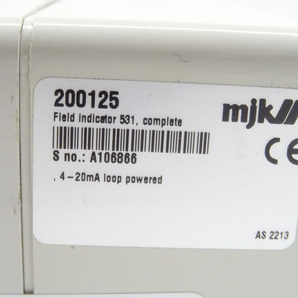 Mjk 200125 Feldindikator 531 komplett 4-20mA loop powered