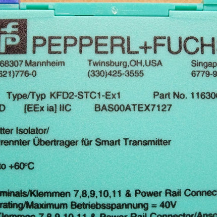 Pepperl+Fuchs k-System KFD2-STC1-Ex1 116306 / Neu OVP - Maranos.de