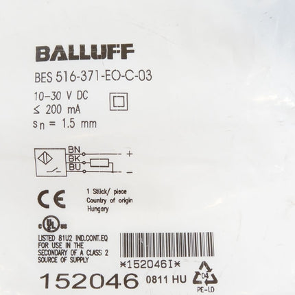 Balluff BES516-371-EO-C-03 / 152046 / Neu OVP