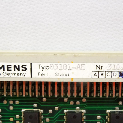 Siemens Karte 03101-AE E:E