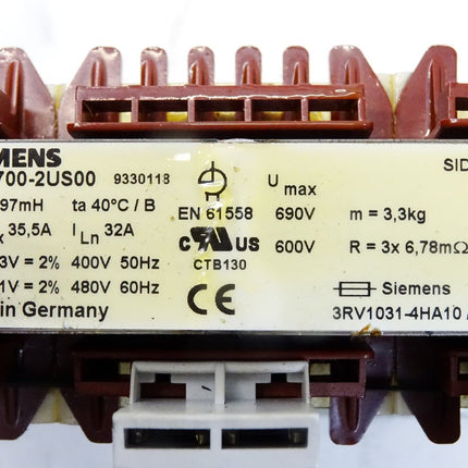 Siemens 4EP3700-2US00 Netzdrossel
